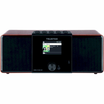 30-320-01 Dira s32i cd ewf multifunctionele stereo radio met cd-speler dab+ / fm / internet / bluetooth hout Product foto