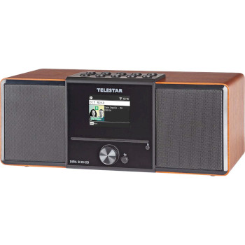 30-320-01 Dira s32i cd ewf multifunctionele stereo radio met cd-speler dab+ / fm / internet / bluetooth hout Product foto