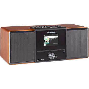 30-320-01 Dira s32i cd ewf multifunctionele stereo radio met cd-speler dab+ / fm / internet / bluetooth hout Product foto