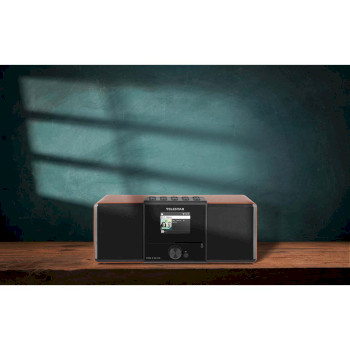 30-320-01 Dira s32i cd ewf multifunctionele stereo radio met cd-speler dab+ / fm / internet / bluetooth hout Product foto