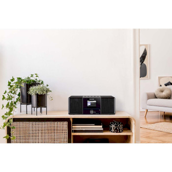 30-320-02 Dira s32i cd ewf multifunctionele stereo radio met cd-speler dab+ / fm / internet / bluetooth zwart Product foto