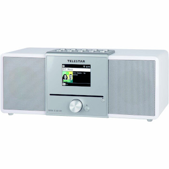 30-320-03 Dira s32i cd ewf multifunctionele stereo radio met cd-speler dab+ / fm / internet / bluetooth wit Product foto