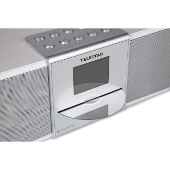 30-320-03 Dira s32i cd ewf multifunctionele stereo radio met cd-speler dab+ / fm / internet / bluetooth wit Product foto