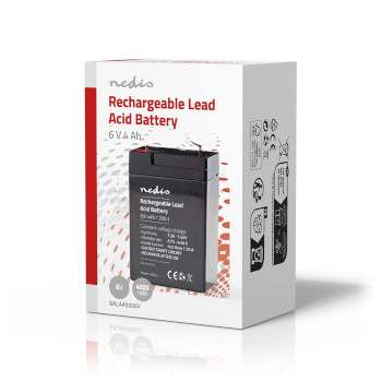 BALA40006V Oplaadbare loodaccu | lead-acid | oplaadbaar | 6 v | 4000 mah Verpakking foto