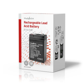 BALA45006V Oplaadbare loodaccu | lead-acid | oplaadbaar | 6 v | 4500 mah Verpakking foto