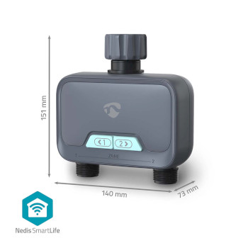 BTWV20GY Smartlife water control | bluetooth® | batterij gevoed | ip54 | maximale waterdruk: 8 bar | and Product foto