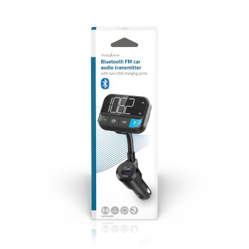 CATR1024BK Fm-audiotransmitter voor auto | zwanenhals | handsfree bellen | 2 \