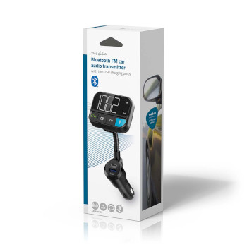 CATR1024BK Fm-audiotransmitter voor auto | zwanenhals | handsfree bellen | 2 \