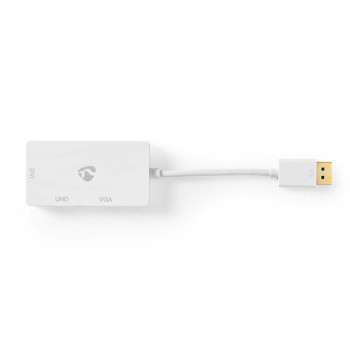 CCGB37366WT02 Displayport-adapter | displayport male | dvi-d 24+1-pins female / hdmi™ output / vga female 15