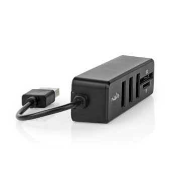 CCGB60250BK01 Usb-hub | 1x usb-a | 3x usb a female | 5-poorts poort(en) | usb 2.0 | usb gevoed | sd & microsd Product foto