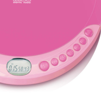 CD-011PK Draagbare cd-speler met oplaadfunctie roze Product foto