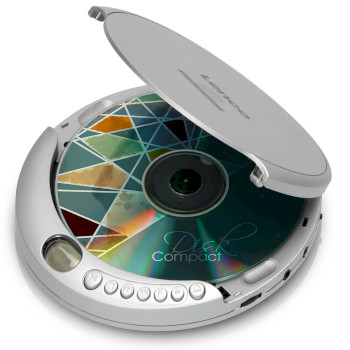 CD-201SI Draagbare cd mp3 speler anti-schok zilver Product foto