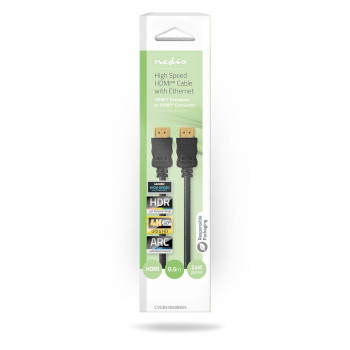 CVGB34060BK05 High speed ​​hdmi™-kabel met ethernet | hdmi™ connector | hdmi™ connec  foto