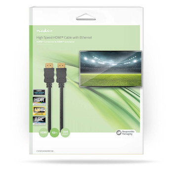 CVGB34060BK100 High speed ​​hdmi™-kabel met ethernet | hdmi™ connector | hdmi™ connec  foto