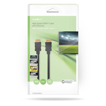 CVGB34060BK50 High speed ​​hdmi™-kabel met ethernet | hdmi™ connector | hdmi™ connec  foto