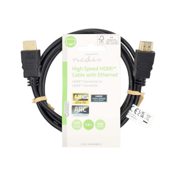 CVGL34000BK15 High speed ​​hdmi™-kabel met ethernet | hdmi™ connector | hdmi™ connec  foto