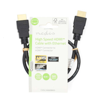 CVGL34060BK05 High speed ​​hdmi™-kabel met ethernet | hdmi™ connector | hdmi™ connec  foto