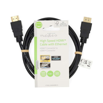 CVGL34060BK15 High speed ​​hdmi™-kabel met ethernet | hdmi™ connector | hdmi™ connec  foto