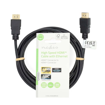 CVGL34060BK20 High speed ​​hdmi™-kabel met ethernet | hdmi™ connector | hdmi™ connec  foto