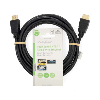 CVGL34060BK30 High speed ​​hdmi™-kabel met ethernet | hdmi™ connector | hdmi™ connec  foto