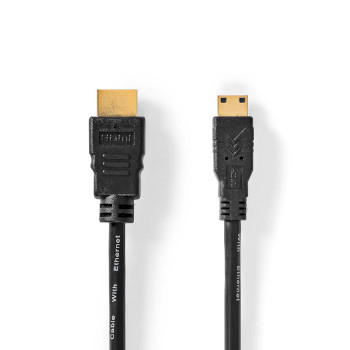 CVGL34500BK30 High speed ​​hdmi™-kabel met ethernet | hdmi™ connector | hdmi™ mini-c