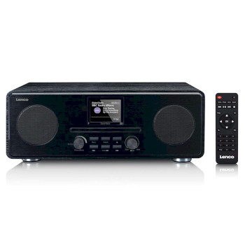 DAR-061BK Dab+ fm-radio met cd mp3-speler bluetooth zwart Product foto