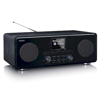 DAR-061BK Dab+ fm-radio met cd mp3-speler bluetooth zwart Product foto