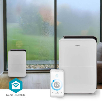 DEHU30WTW Smartlife luchtontvochtiger | wi-fi | 30 l/dag | ontvochtiging / continu / was drogen / ventilatie | Product foto