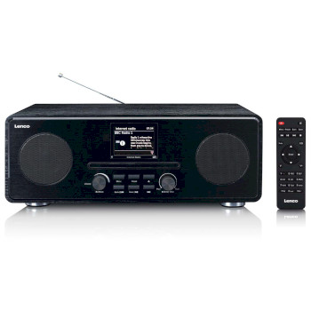 DIR-260BK Internet / dab+ / fm-radio met cd-speler en bluetooth® zwart Product foto