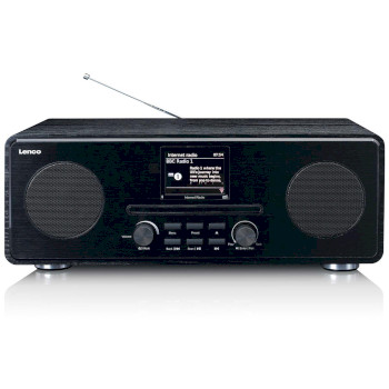 DIR-260BK Internet / dab+ / fm-radio met cd-speler en bluetooth® zwart Product foto