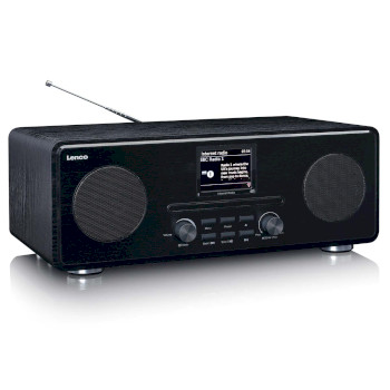 DIR-260BK Internet / dab+ / fm-radio met cd-speler en bluetooth® zwart Product foto