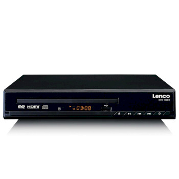 DVD-120BK Dvd-speler met hdmi en afstandsbediening zwart Product foto