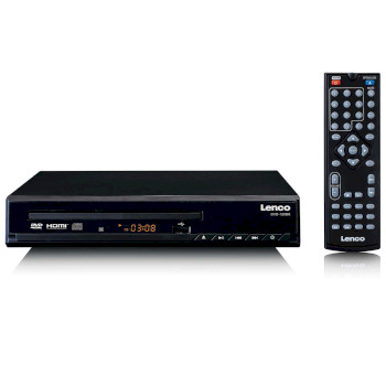 DVD-120BK Dvd-speler met hdmi en afstandsbediening zwart Product foto