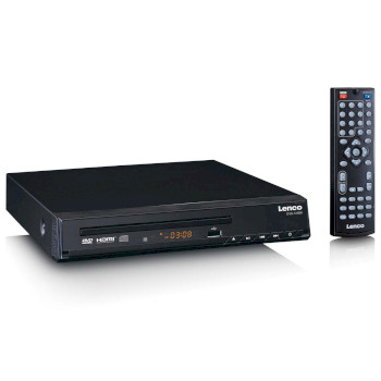 DVD-120BK Dvd-speler met hdmi en afstandsbediening zwart Product foto