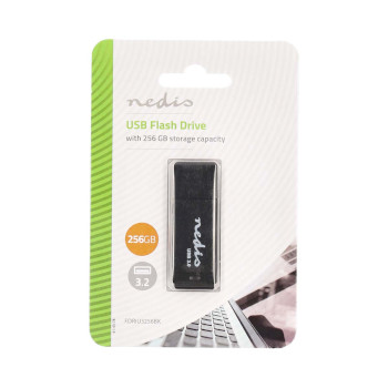 FDRIU3256BK Flash drive | 256 gb | usb type-a | leessnelheid: 80 mb/s | schrijfsnelheid: 10 mb/s  foto