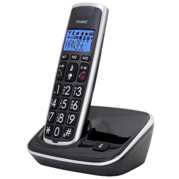 FX-6000 Dect seniorentelefoon met grote toetsen en 1 handset zwart