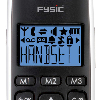 FX-6000 Dect seniorentelefoon met grote toetsen en 1 handset zwart Product foto