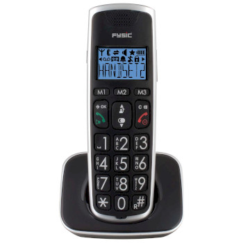 FX-6020 Dect seniorentelefoon met grote toetsen en 2 handsets zwart Product foto