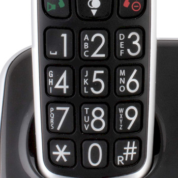 FX-6020 Dect seniorentelefoon met grote toetsen en 2 handsets zwart Product foto