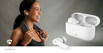 HPBT2425WT Volledig draadloze oordopjes | enc (environmental noise cancelling) | bluetooth® | maximale bat Product foto