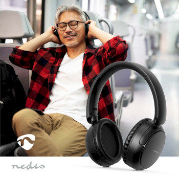 HPBT4024BK Draadloze over-ear koptelefoon | maximale batterijduur: 12 uur | ingebouwde microfoon | drukbedienin Product foto