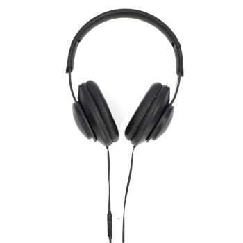 HPWD5024BK Bedrade over-ear koptelefoon | kabellengte: 1.20 m | volumebediening | zwart