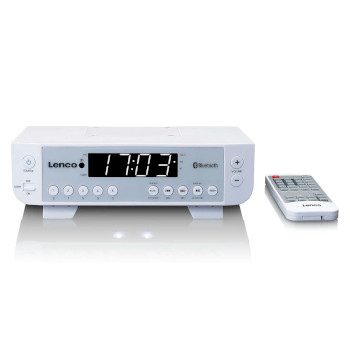 KCR-100WH Fm-keukenradio met bluetooth® led-verlichting en timer wit Product foto