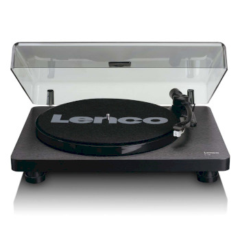 L-30BK Houten platenspeler met mmc cartridge en pc codering zwart Product foto