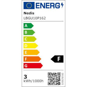 LBGU10P162 Led-lamp gu10 | spot | 3 w | 230 lm | 2700 k | warm wit | retrostijl | 1 stuks  foto