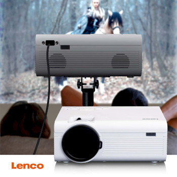 LPJ-280WH Lcd projector met hoge resolutie, ondersteunt full hd 1080p inhoud wit Product foto