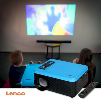 LPJ-500BU Lcd projector met dvd-speler en bluetooth® blue Product foto