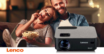 LPJ-700BKGY Hd 720p lcd projector met bluetooth grijs Product foto