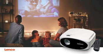 LPJ-900WH Full hd 1080p lcd-projector met bluetooth wit Product foto