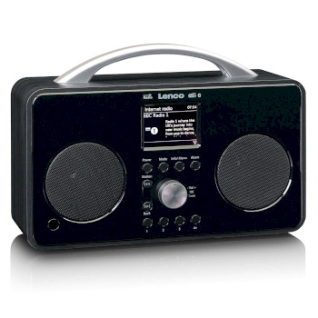 PIR-645BK Internet dab+/fm-radio met bluetooth-afstandsbediening en oplaadbare batterij Product foto